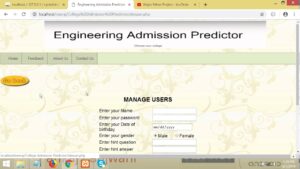 College Admission Predictor System Project Thesis/Report Free Download Pdf